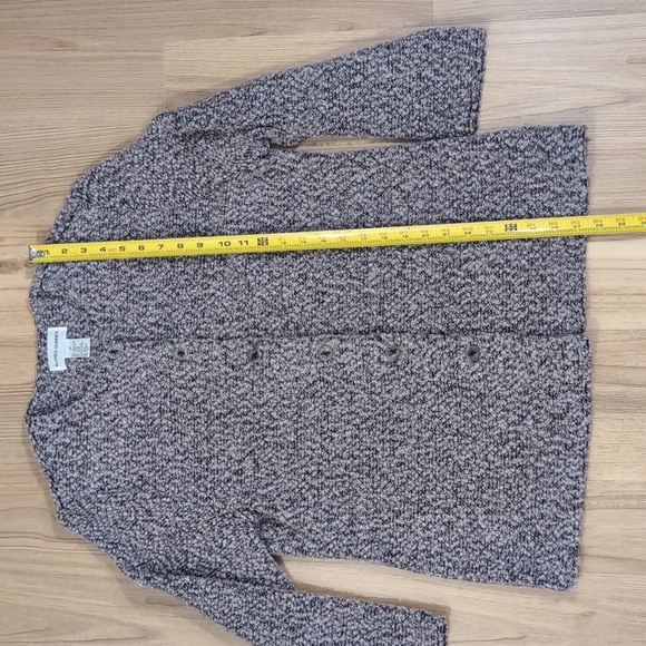 Alfred Dunner Lavender Wool Blend Cardigan - Picture 4 of 7